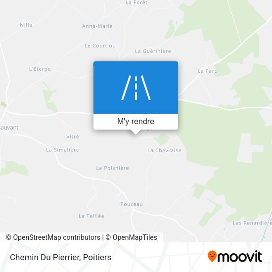 Chemin Du Pierrier plan