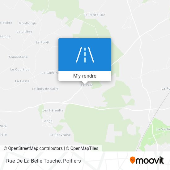 Rue De La Belle Touche plan
