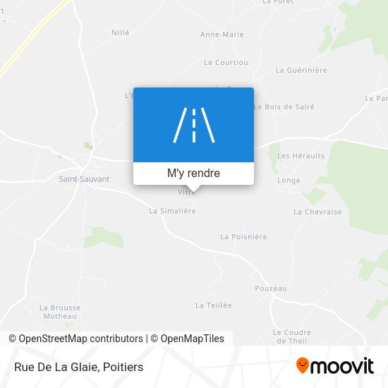 Rue De La Glaie plan
