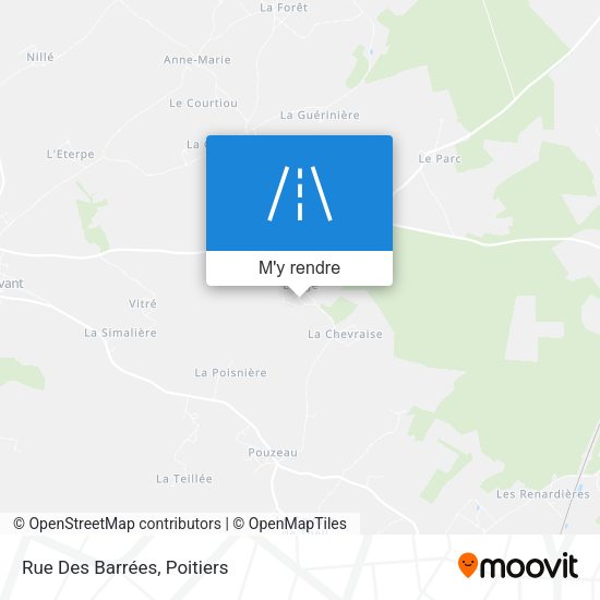 Rue Des Barrées plan