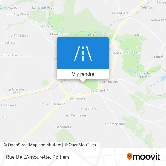 Rue De L'Amourette plan