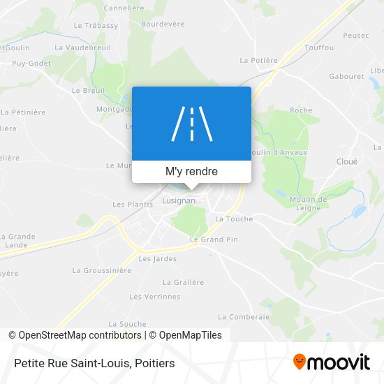 Petite Rue Saint-Louis plan