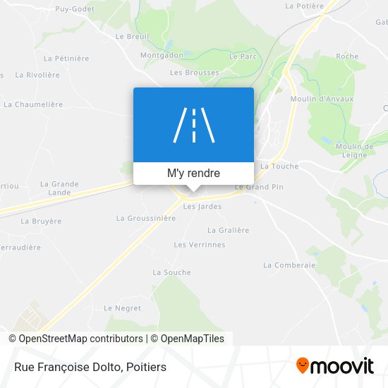 Rue Françoise Dolto plan