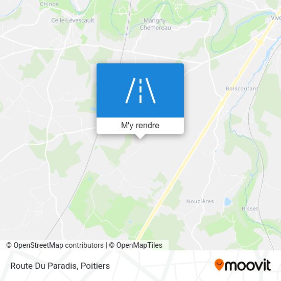 Route Du Paradis plan