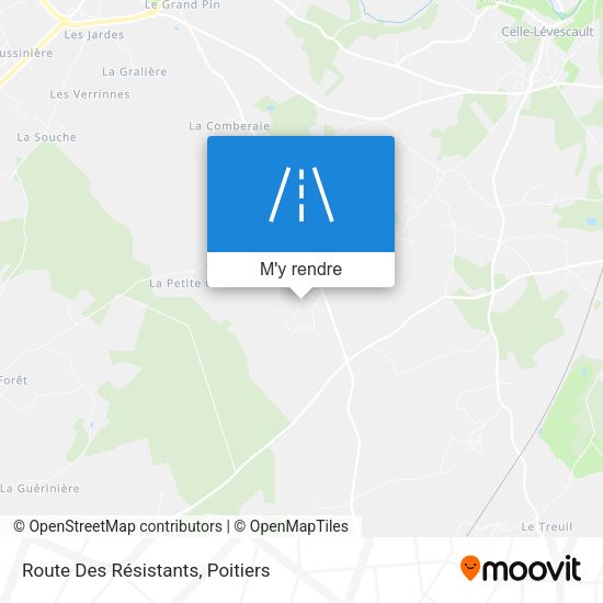 Route Des Résistants plan