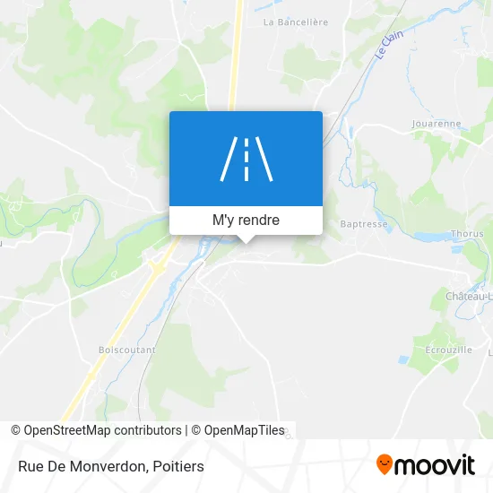 Rue De Monverdon plan