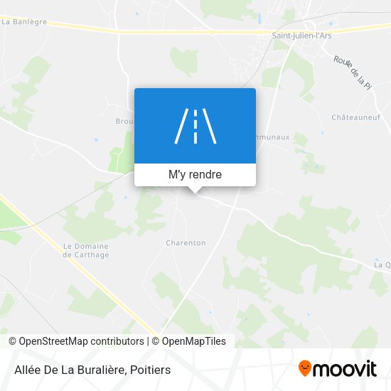 Allée De La Buralière plan