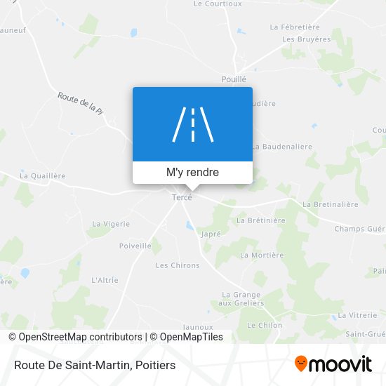 Route De Saint-Martin plan