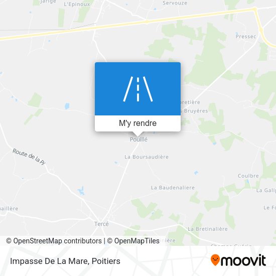 Impasse De La Mare plan