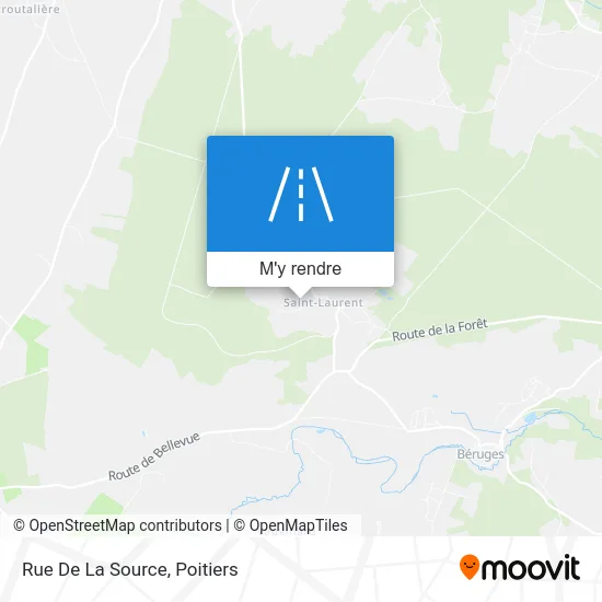 Rue De La Source plan