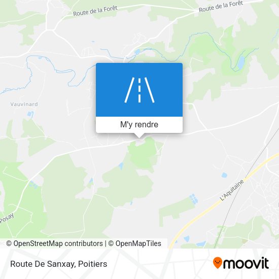 Route De Sanxay plan