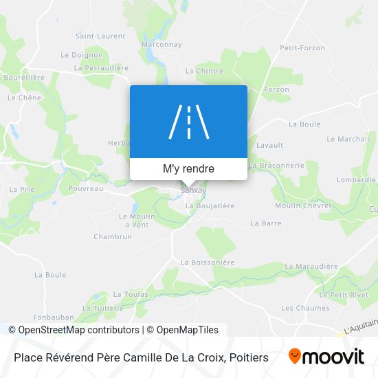 Place Révérend Père Camille De La Croix plan