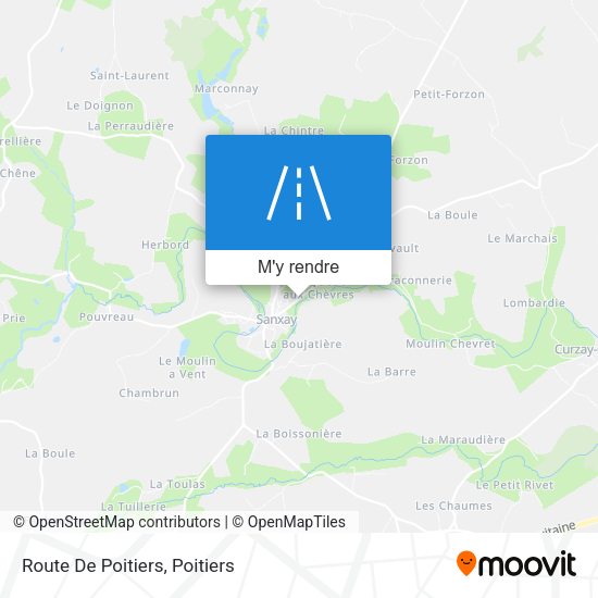 Route De Poitiers plan