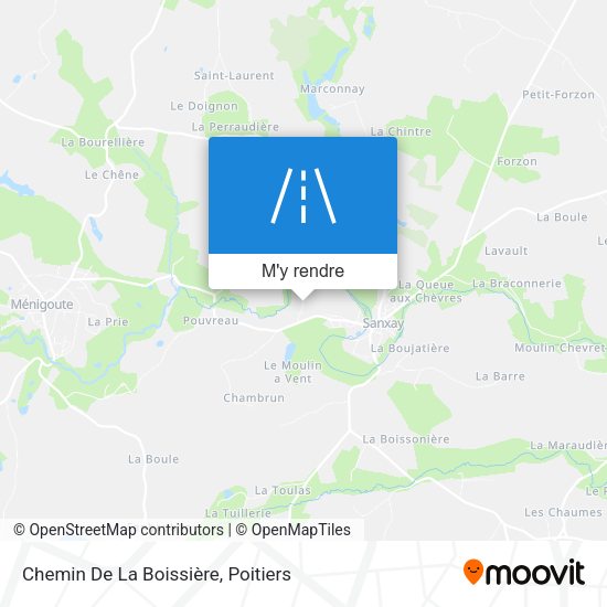 Chemin De La Boissière plan