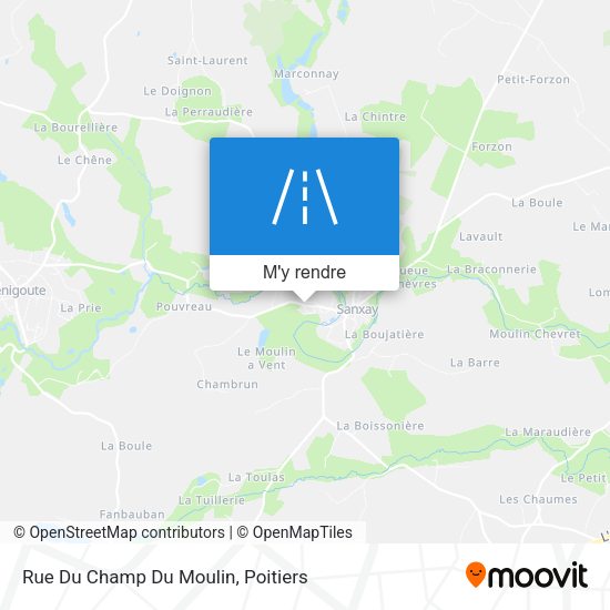 Rue Du Champ Du Moulin plan