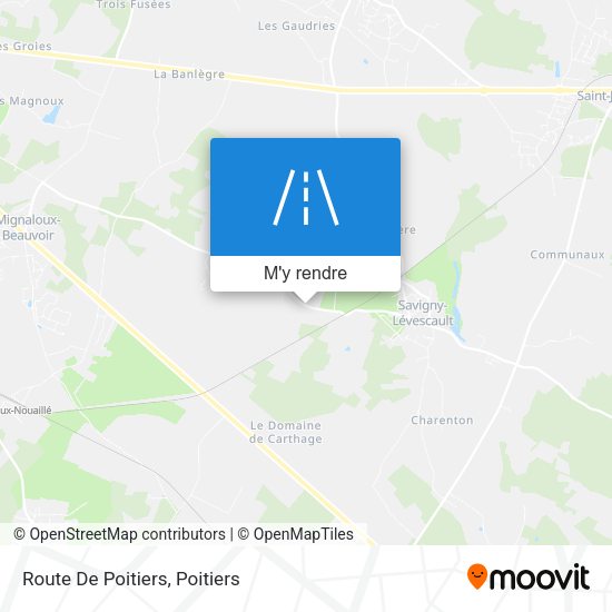 Route De Poitiers plan
