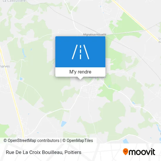 Rue De La Croix Bouilleau plan