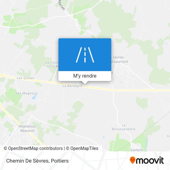 Chemin De Sèvres plan