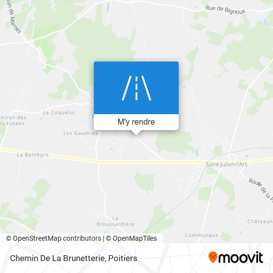 Chemin De La Brunetterie plan