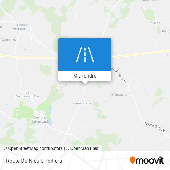 Route De Nieuil plan