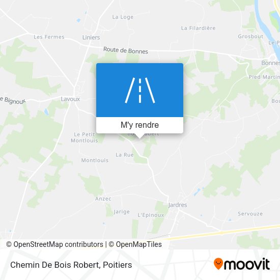 Chemin De Bois Robert plan
