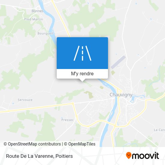 Route De La Varenne plan