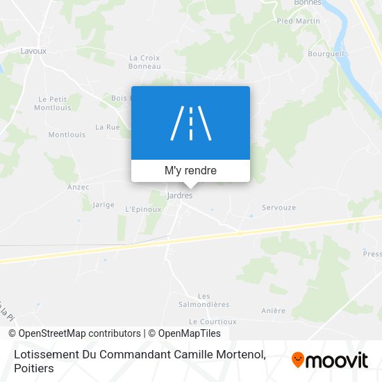 Lotissement Du Commandant Camille Mortenol plan