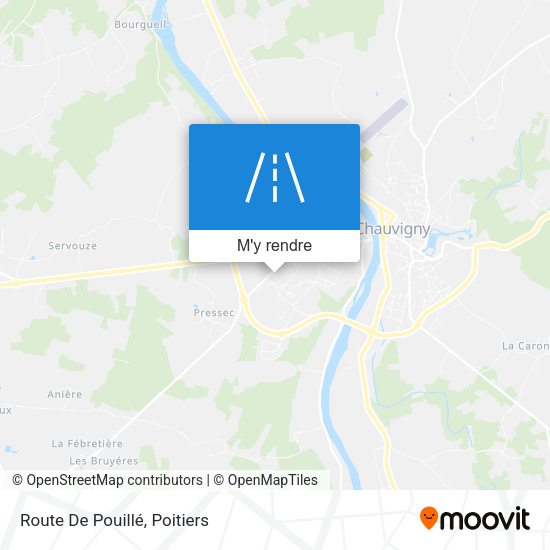 Route De Pouillé plan