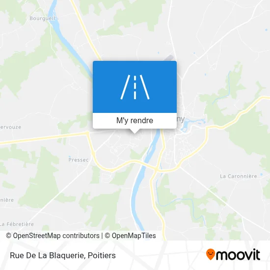 Rue De La Blaquerie plan