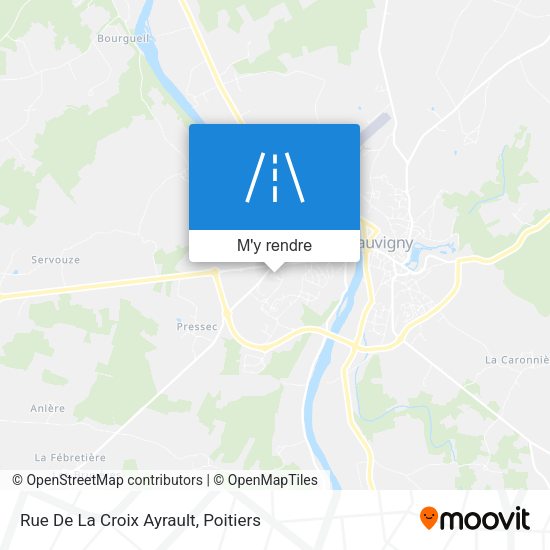 Rue De La Croix Ayrault plan