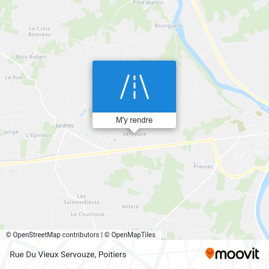 Rue Du Vieux Servouze plan