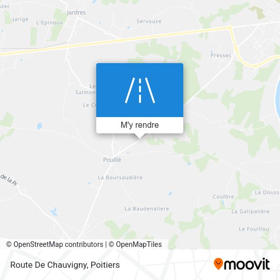 Route De Chauvigny plan