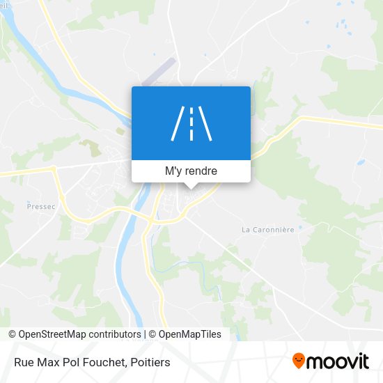 Rue Max Pol Fouchet plan