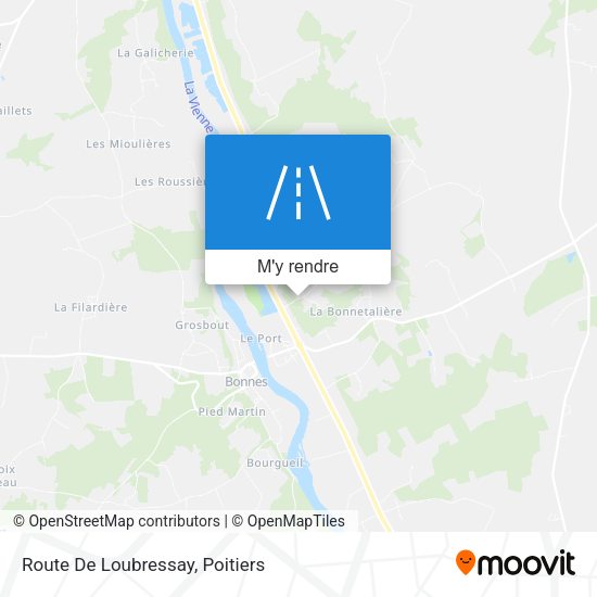 Route De Loubressay plan