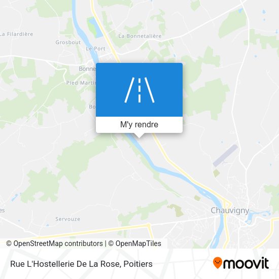 Rue L'Hostellerie De La Rose plan
