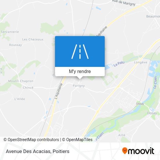 Avenue Des Acacias plan