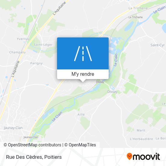 Rue Des Cèdres plan