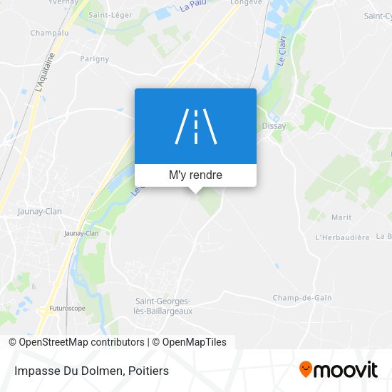 Impasse Du Dolmen plan