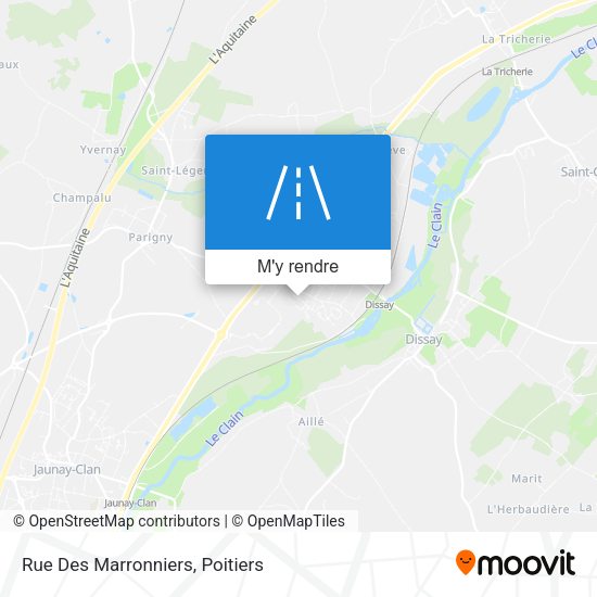 Rue Des Marronniers plan