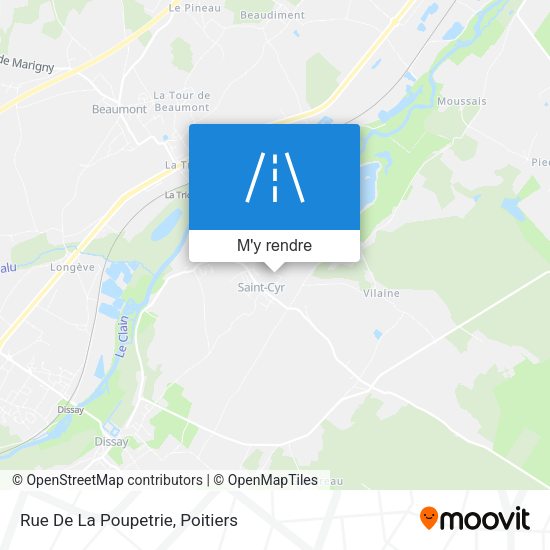 Rue De La Poupetrie plan