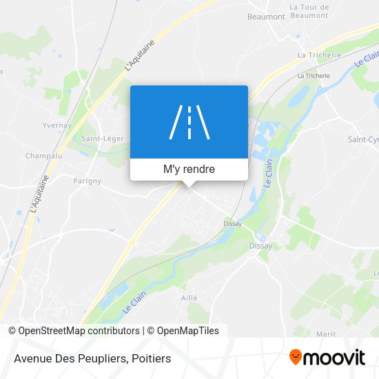 Avenue Des Peupliers plan