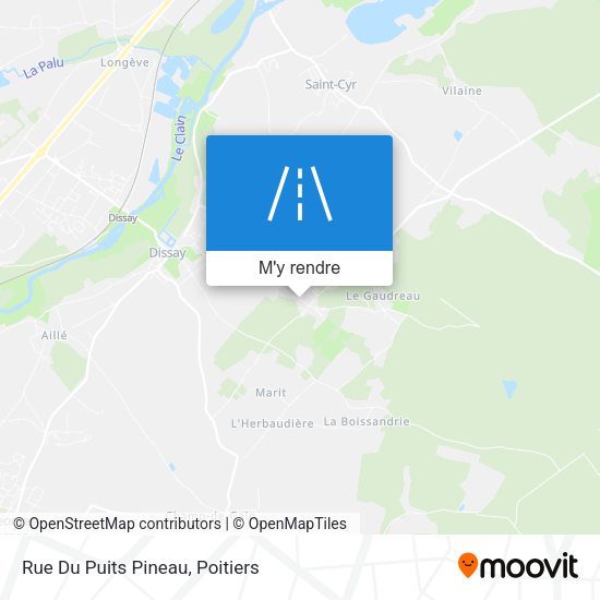 Rue Du Puits Pineau plan