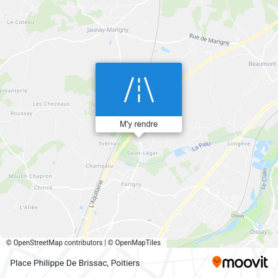 Place Philippe De Brissac plan