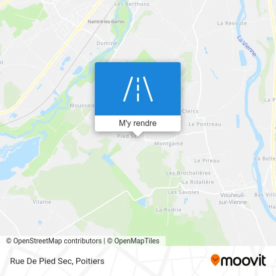 Rue De Pied Sec plan