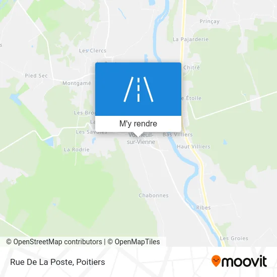 Rue De La Poste plan