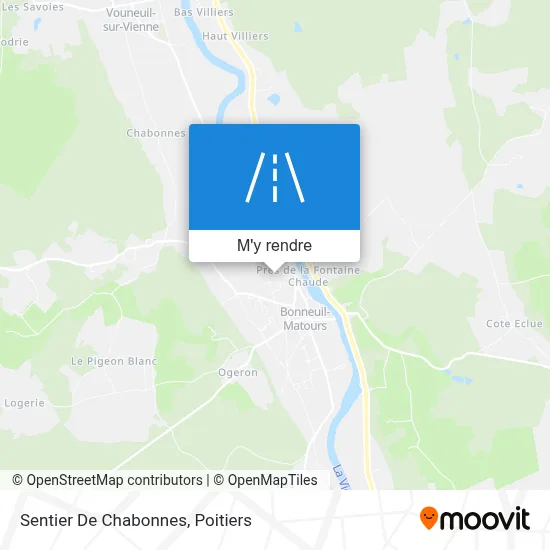 Sentier De Chabonnes plan