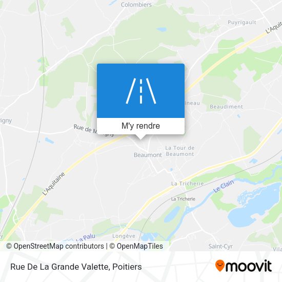 Rue De La Grande Valette plan