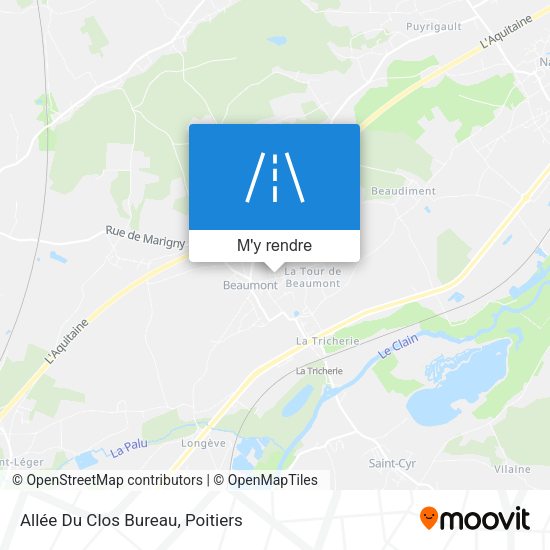 Allée Du Clos Bureau plan
