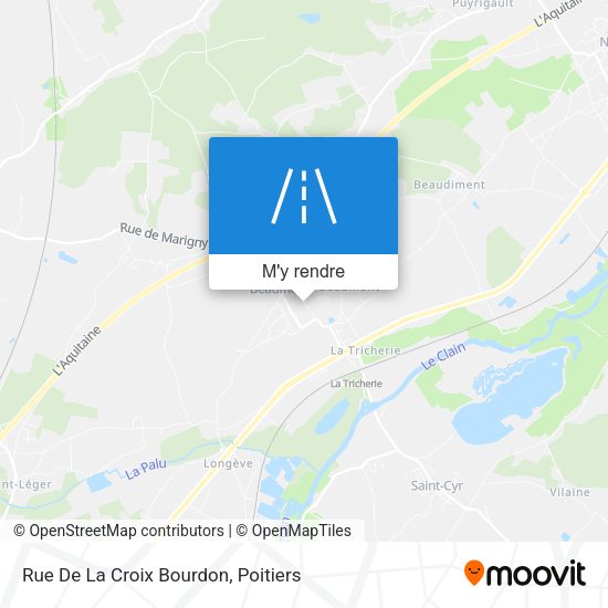 Rue De La Croix Bourdon plan