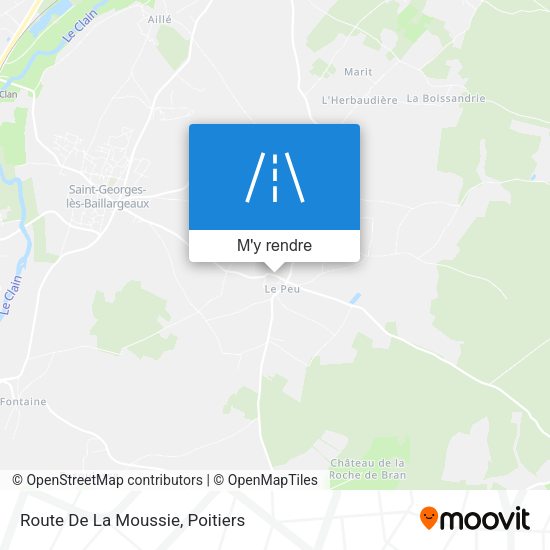 Route De La Moussie plan